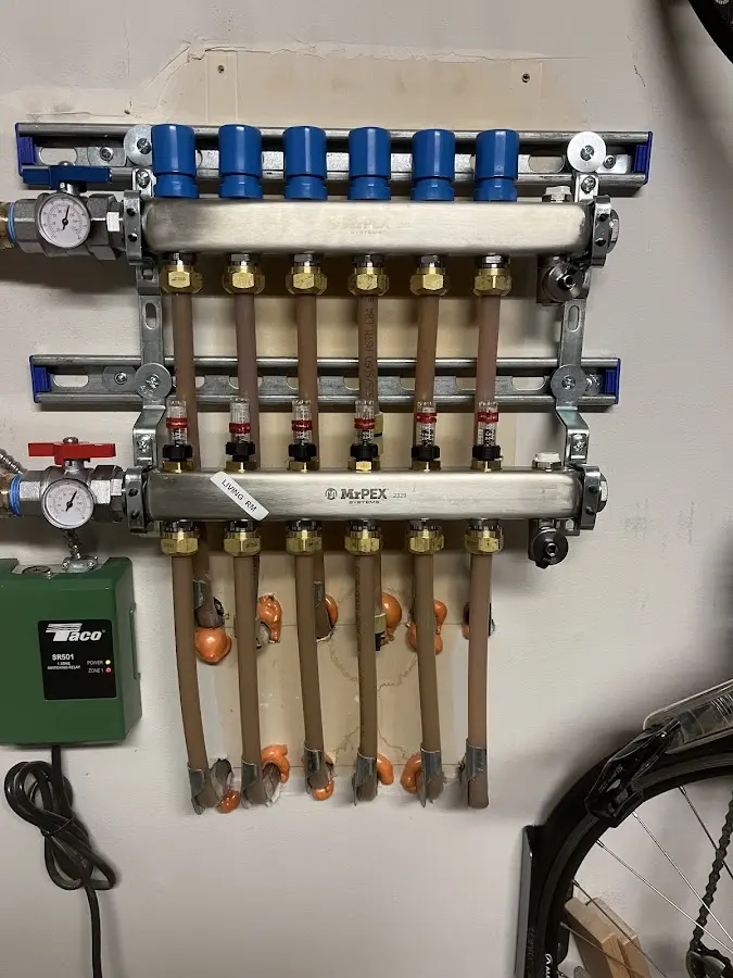 Plumber performing Leak Detection at a residential property in St. Bernard